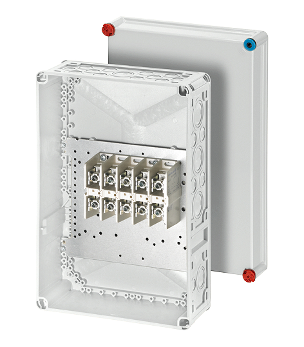 Hensel - aftakdoos 16 150 mm² met klem IP65 300x450mm - K1205