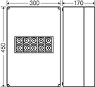 Hensel K1205: Aftakdoos 16-150mm² met klemmen 5-polig - Image 2