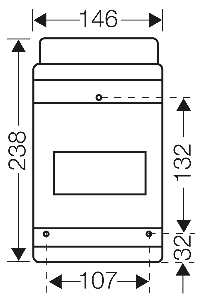 Hensel KV9106B - Automatenkast 6 modulen: 1 x 6 x 18mm IP65 - Image 3