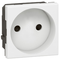Legrand - Mosaic ctdoos 2P 10/16A 250V 2 mod. Wit - 077110
