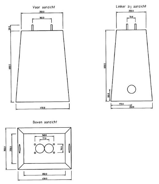 STAGOBEL - Betonsokkel voor AMEDIO - M91180015