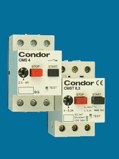 Condor - CMS 0,25 motorbeveiliger 0,16 0,25A - MT2