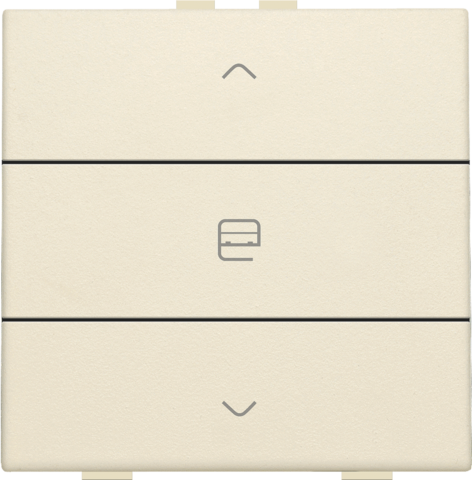 Niko - Enkelvoudige motorbediening voor Niko Home Control, cream - 100-51033