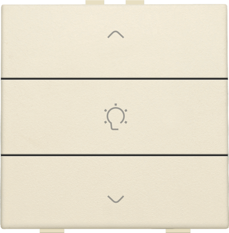 Niko - Enkelvoudige dimbediening voor Niko Home Control, cream - 100-51043