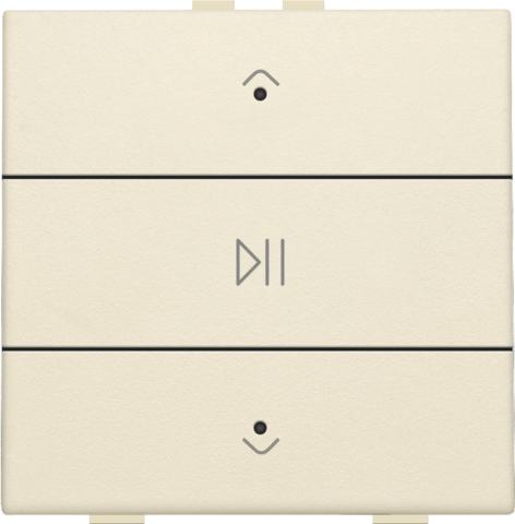 Niko - Enkelvoudige audiobediening met leds voor Niko Home Control, - 100-52073