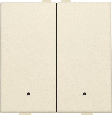 Niko - Tweevoudige drukknop met leds en comfortsensoren voor Niko H - 100-52202