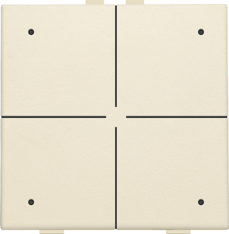 Niko - Viervoudige drukknop met leds en comfortsensoren voor Niko H - 100-52204