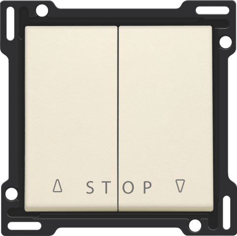 Niko - Afwerkingsset voor tweevoudige rolluikdrukknop voor elektron - 100-65918