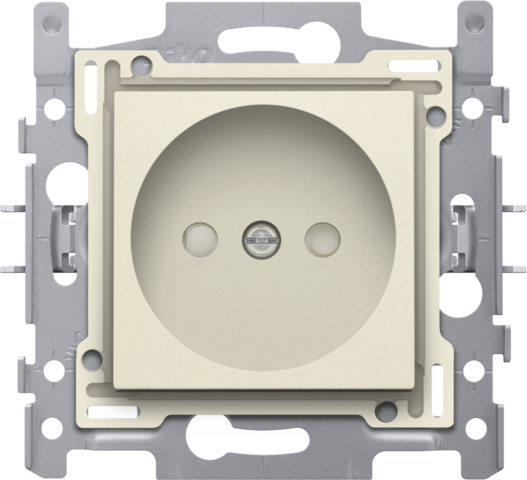 Niko - Stopcontact zonder aarding met beschermingsafsluiters, inbou - 100-66505