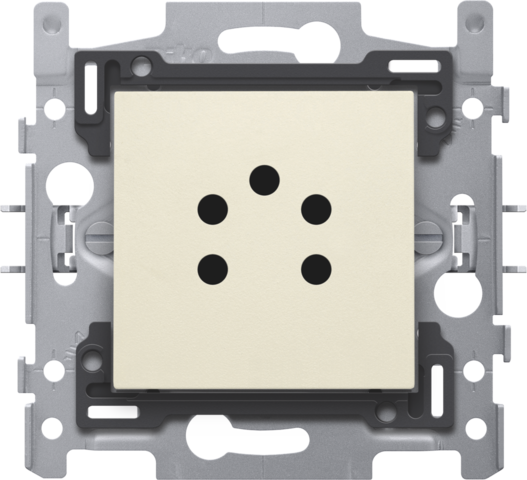 Niko - 5 polige telefooncontactdoos, sokkel en afwerkingsset, klauw - 100-69000