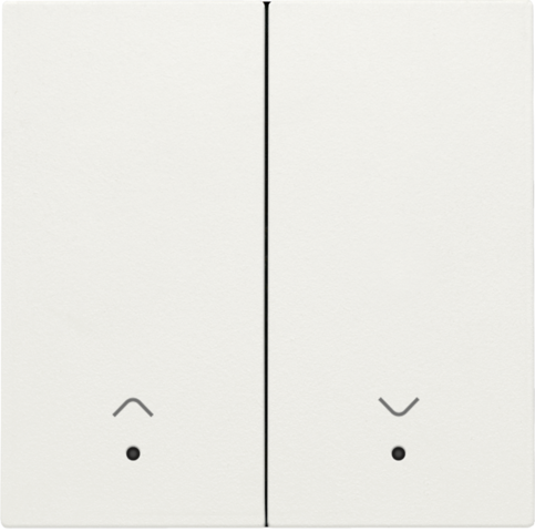 Niko - Afwerkingsset met lens voor dubbele elektronische rolluiksch - 101-32006