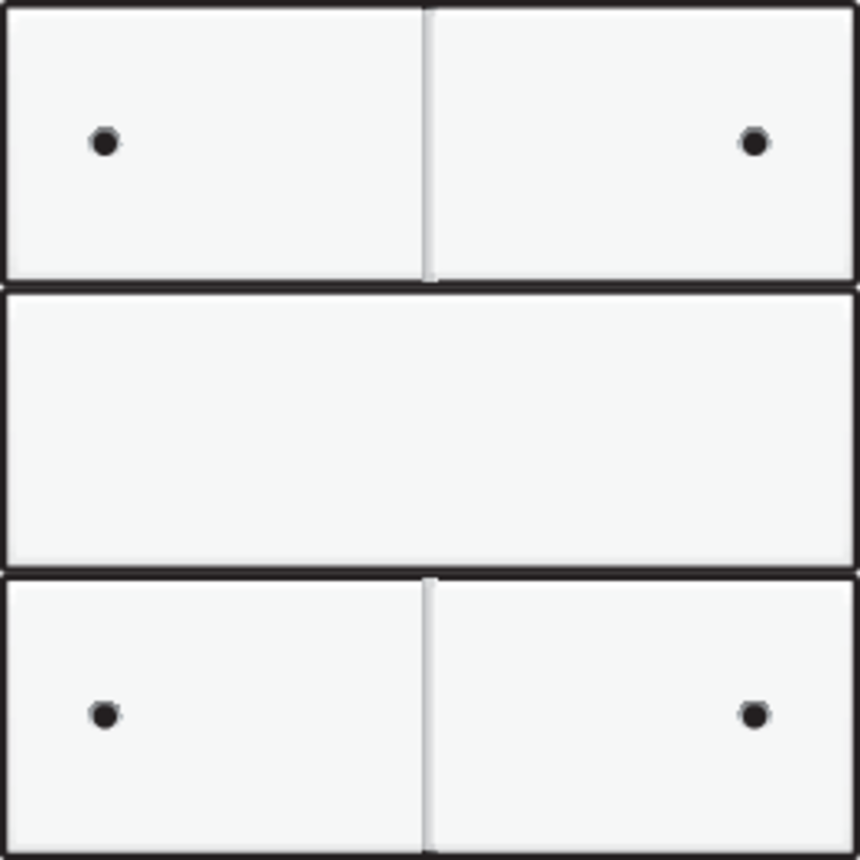 Niko 101-40150: Afwerkingsset voor 4-voudige potentiaalvrije drukknop 24 V met leds, white - Image 2