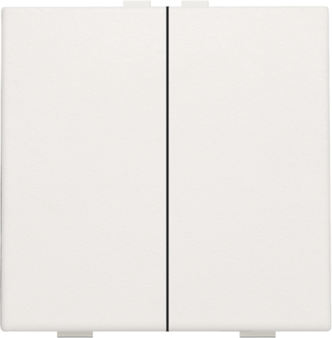 Niko - Tweevoudige drukknop voor Niko Home Control, white - 101-51002