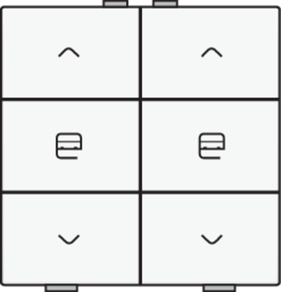 Niko 101-51036: Dubbele motorsturingsbediening voor Niko Home Control, white - Image 2