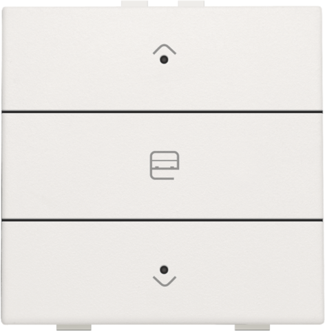 Niko - Enkelvoudige motorsturingsbediening met led voor Niko Home C - 101-52033