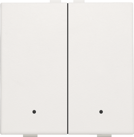 Niko - Tweevoudige drukknop met leds en comfortsensoren voor Niko H - 101-52202