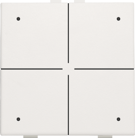 Niko - Viervoudige drukknop met leds en comfortsensoren voor Niko H - 101-52204
