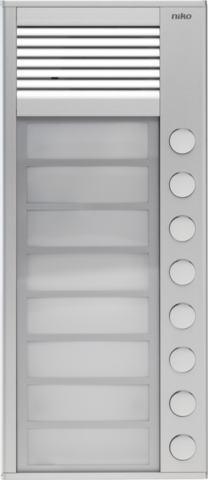 Niko - Opbouwbuitenpost 16 mm met 8 bellen - 10-158