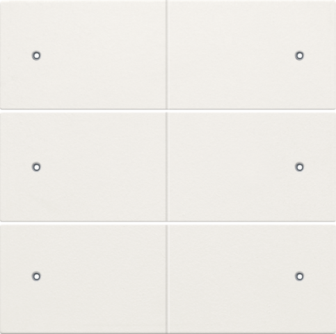Niko - Afwerkingsset voor 6 voudige potentiaalvrije drukknop, 24 V, - 101-60150