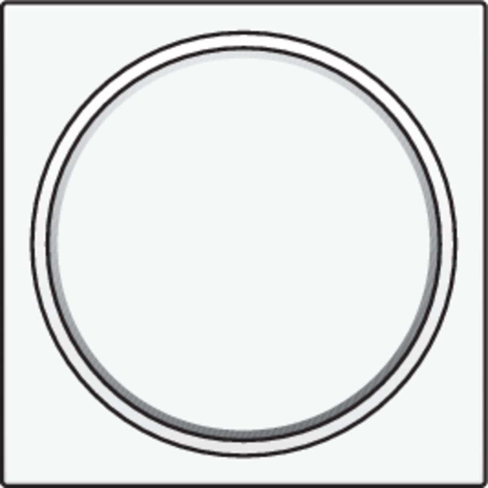 Niko 101-64006: Afwerkingsset met doorschijnende ring zonder symbool voor drukknop 6 A met amberkleurige led met E10-lampvoet, white - Image 2