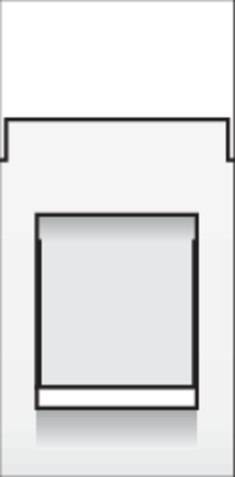 Niko 101-65250: Aansluitmodule 22,5 x 45 voor het inpassen van een RJ-connector in een stopcontact of installatiekanaal. Kleur: wit. - Image 2