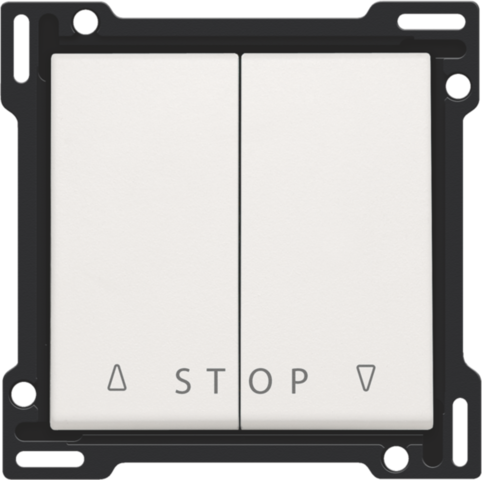 Niko - Afwerkingsset voor tweevoudige rolluikdrukknop voor elektron - 101-65918