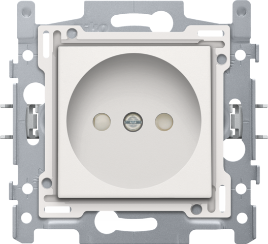 Niko - Stopcontact zonder aarding met beschermingsafsluiters, inbou - 101-66500