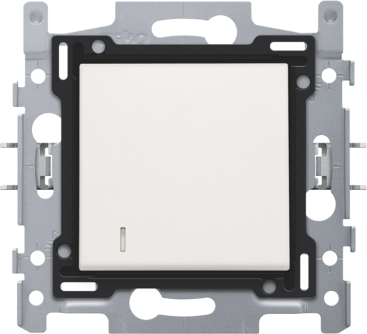 Niko - Wisselcontroleschakelaar met 4 aansluitklemmen, sokkel, inst - 101-67608
