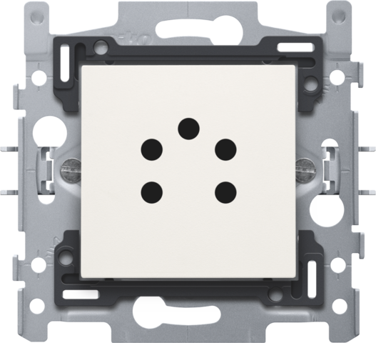 Niko - 5 polige telefooncontactdoos, sokkel en afwerkingsset, klauw - 101-69000