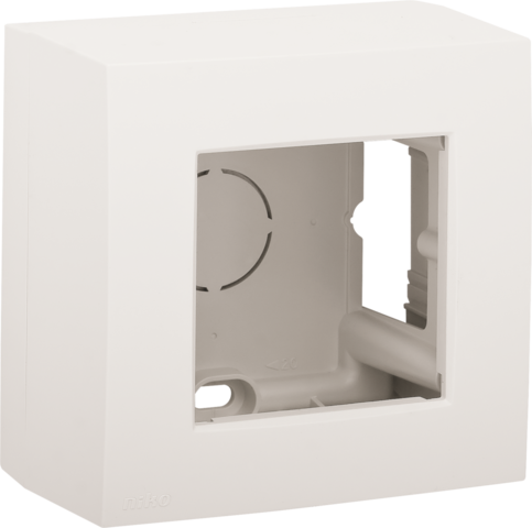 Niko - Enkelvoudige opbouwkit voor één inbouwfunctie, white - 101-80100