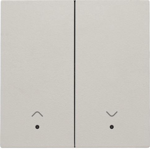 Niko - Afwerkingsset met lens voor dubbele elektronische rolluiksch - 102-32006