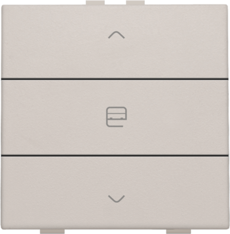 Niko - Enkelvoudige motorbediening voor Niko Home Control, light gr - 102-51033