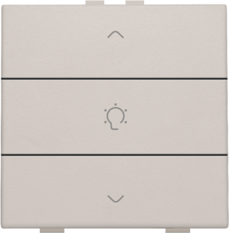 Niko - Enkelvoudige dimbediening voor Niko Home Control, light grey - 102-51043