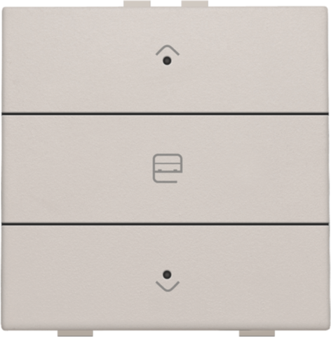 Niko - Enkelvoudige motorsturingsbediening met led voor Niko Home C - 102-52033