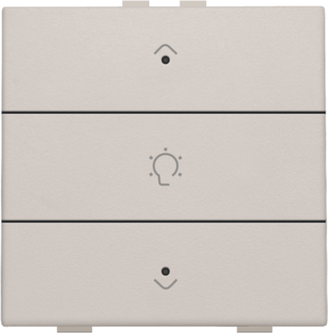 Niko - Enkelvoudige dimbediening voor Niko Home Control met leds, l - 102-52043