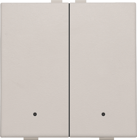 Niko - Tweevoudige drukknop met leds en comfortsensoren voor Niko H - 102-52202