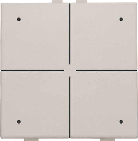 Niko - Viervoudige drukknop met leds en comfortsensoren voor Niko H - 102-52204