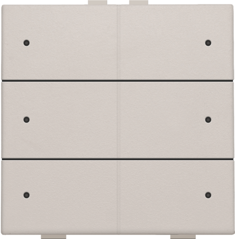 Niko - Zesvoudige drukknop met leds en comfortsensoren voor Niko Ho - 102-52206
