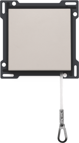 Niko - Afwerkingsset voor trekdrukknop, light grey - 102-63906