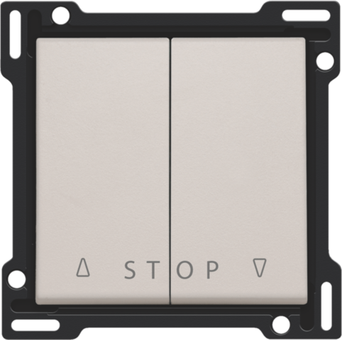 Niko - Afwerkingsset voor tweevoudige rolluikdrukknop voor elektron - 102-65918