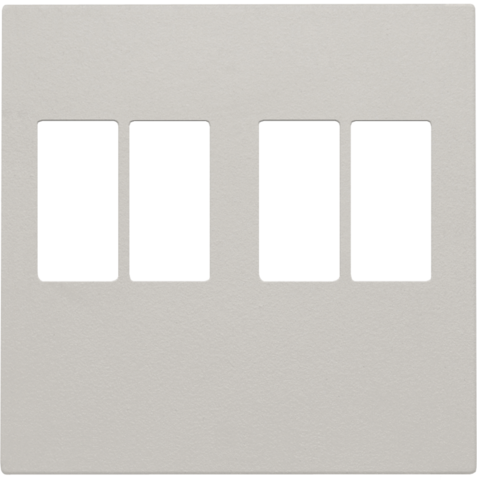 Niko - Afwerkingsset voor tweevoudige luidsprekeraansluiting, light - 102-69701