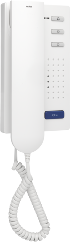 Niko - Compacte deurtelefoon voor opbouw, wit - 10-505