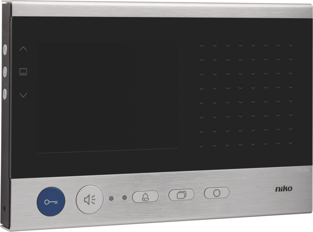 Niko - Luxueuze en compacte handsfree videobinnenpost met kleurensc - 10-571