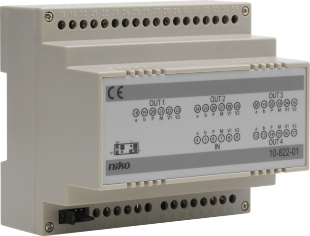 Niko - Toegangscontrole modulaire splitter voor het opsplits - 10-822-01