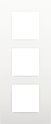 Niko - Drievoudige afdekplaat, 60 mm centerafstand, verticaal, - 120-76300