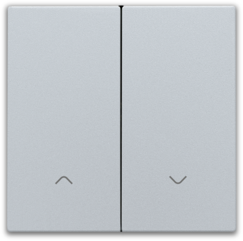 Niko - Afwerkingsset voor dubbele elektronische rolluikschakelaar, - 121-31006