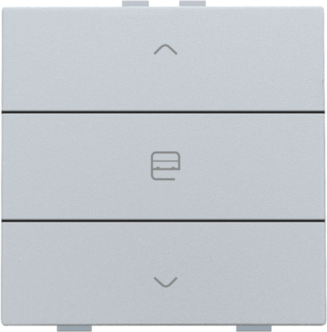 Niko - Enkelvoudige motorbediening voor Niko Home Control, sterling - 121-51033