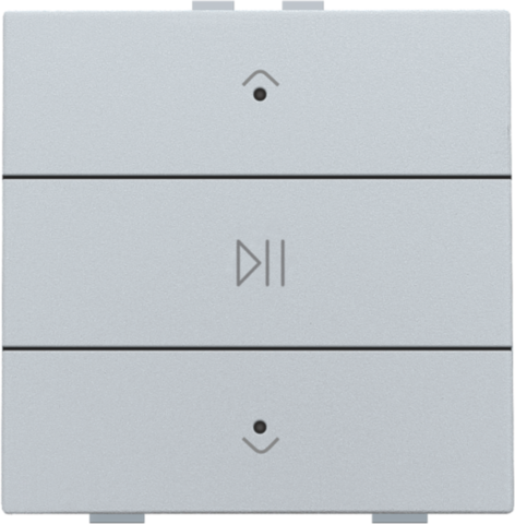 Niko - Enkelvoudige audiobediening met leds voor Niko Home Control, - 121-52073