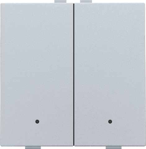 Niko - Tweevoudige drukknop met leds en comfortsensoren voor Niko H - 121-52202