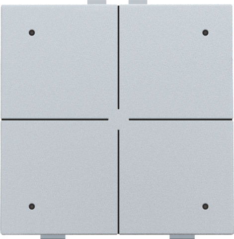 Niko - Viervoudige drukknop met leds en comfortsensoren voor Niko H - 121-52204